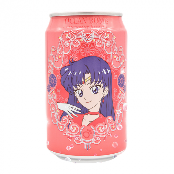 Ocean Bomb Sailor Moon (Sailor Mars) Strawberry 330ml